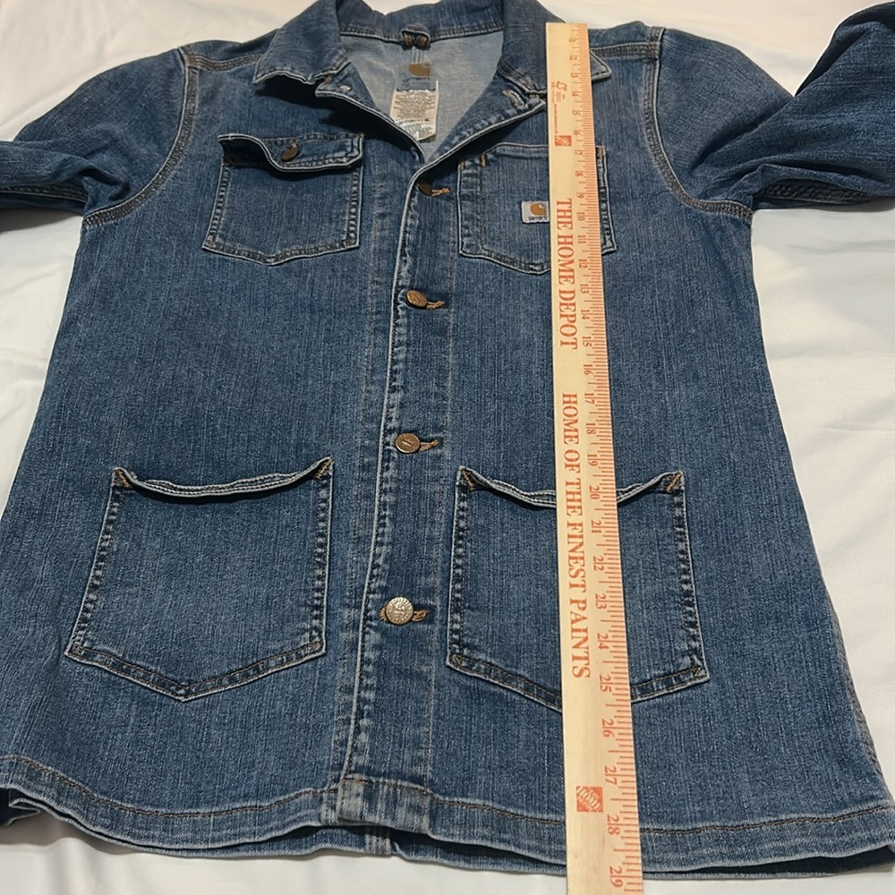 Carhartt Women’s Denim Jacket Classic Workwear size M - Picture 3 of 7
